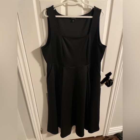 Black A Line Torrid Midi Dress - Picture 2 of 2